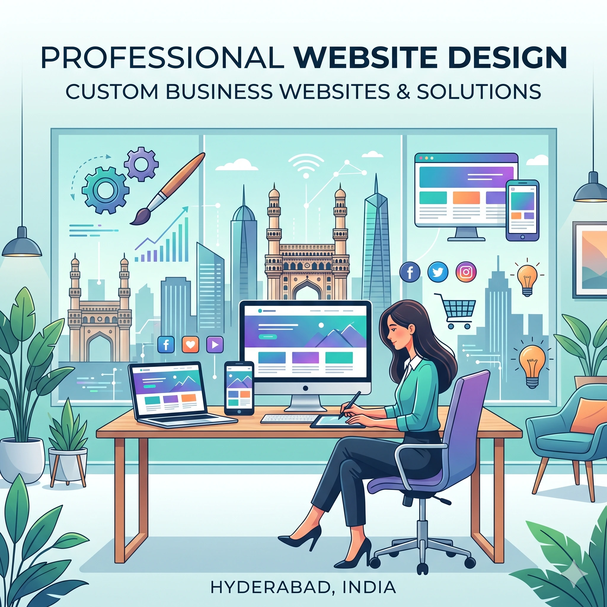 Web Design Company in Jubilee Hills Hyderabad | Digital Vint