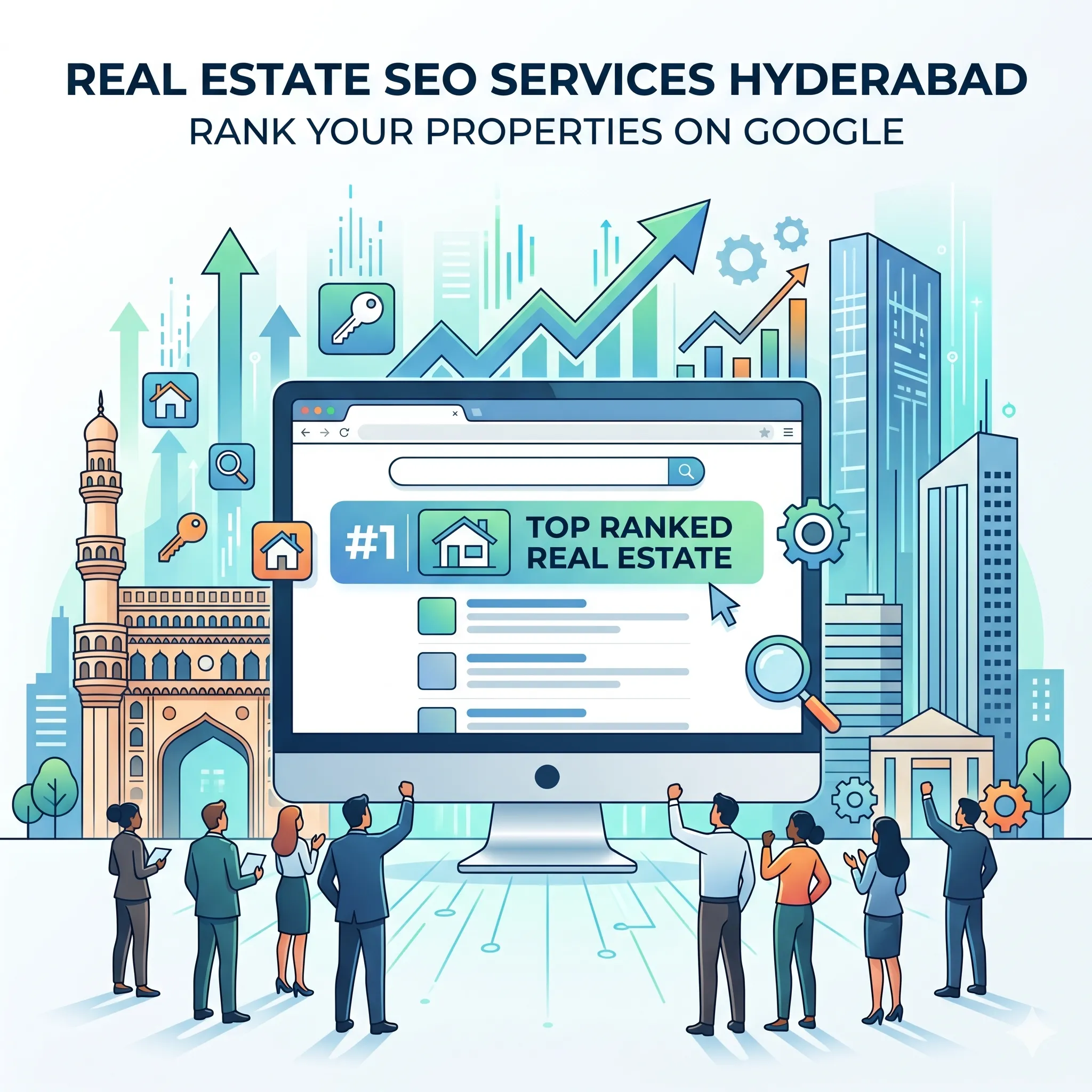 Real Estate SEO in Banjara Hills Hyderabad | Digital Vint